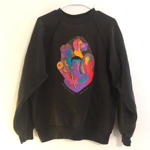 Vintage Laurel Burch Pullover Sweatshirt